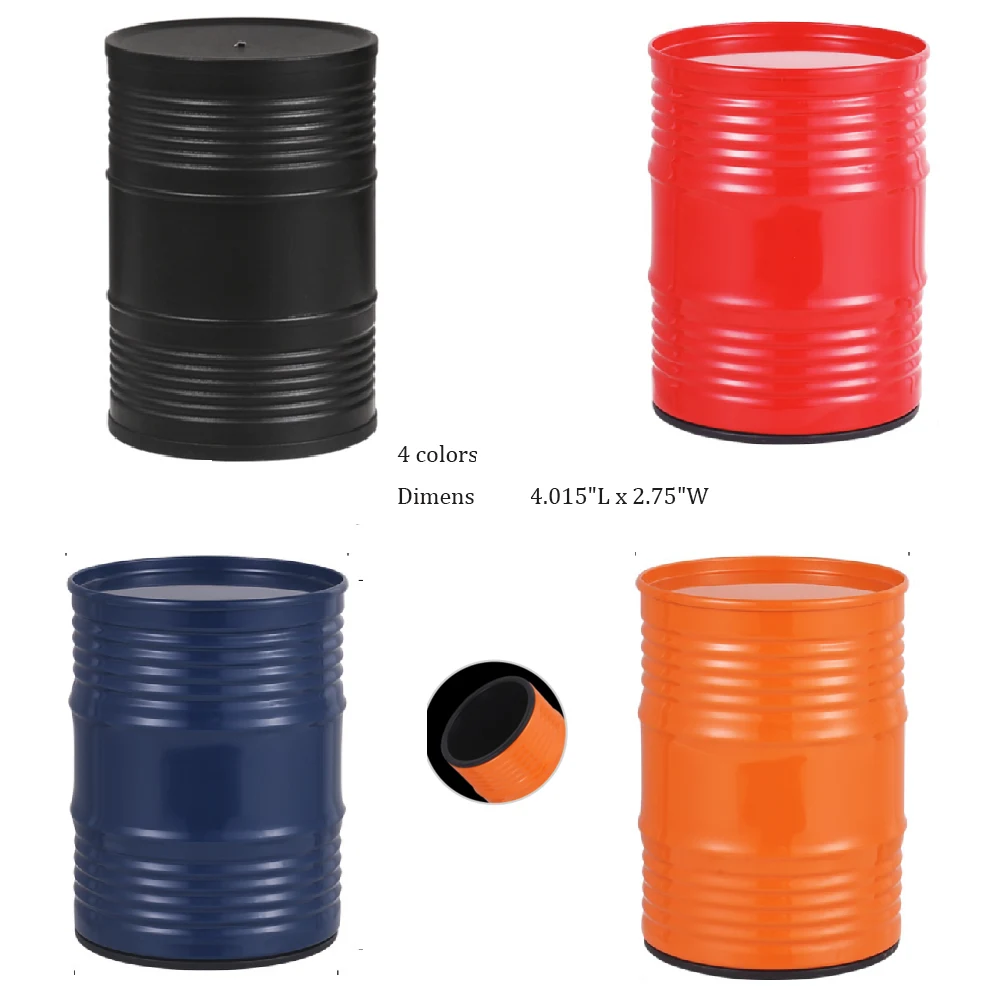 Oil Barrel Shaped Pen Holders 1