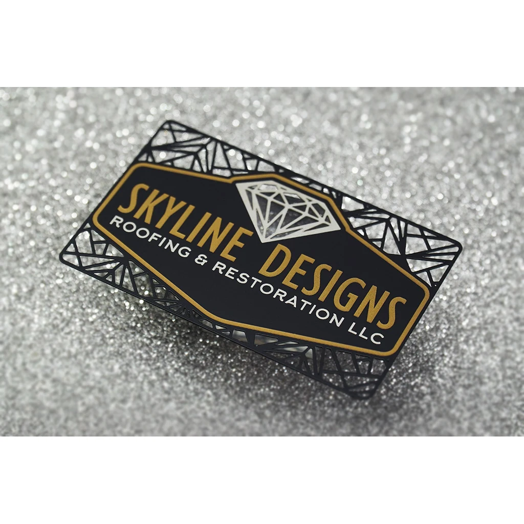 Black Metal Business Cards 1