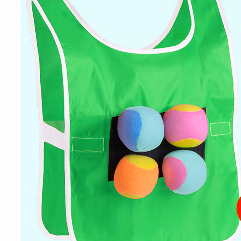 4 Sticky Balls and Vest for Kids Outdoor Activity Game MOQ50