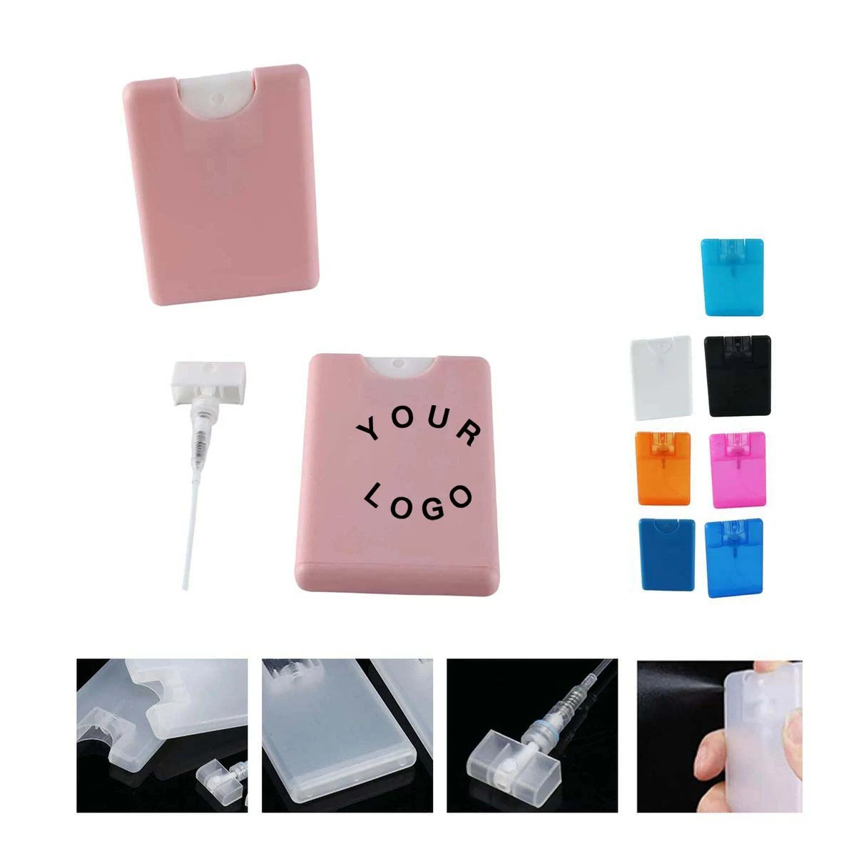 Card Spray Bottle Plastic Refillable Portable 1