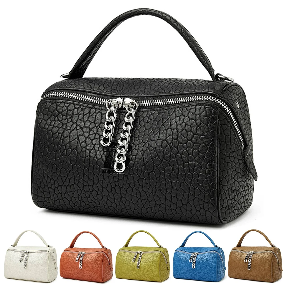Genuine Leather zipper cross-body women's bag handbag 1