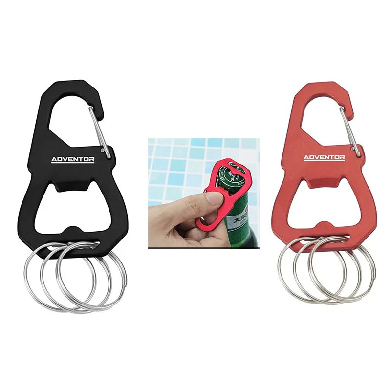 3 Keyring Carabiner with Bottle Opener 1