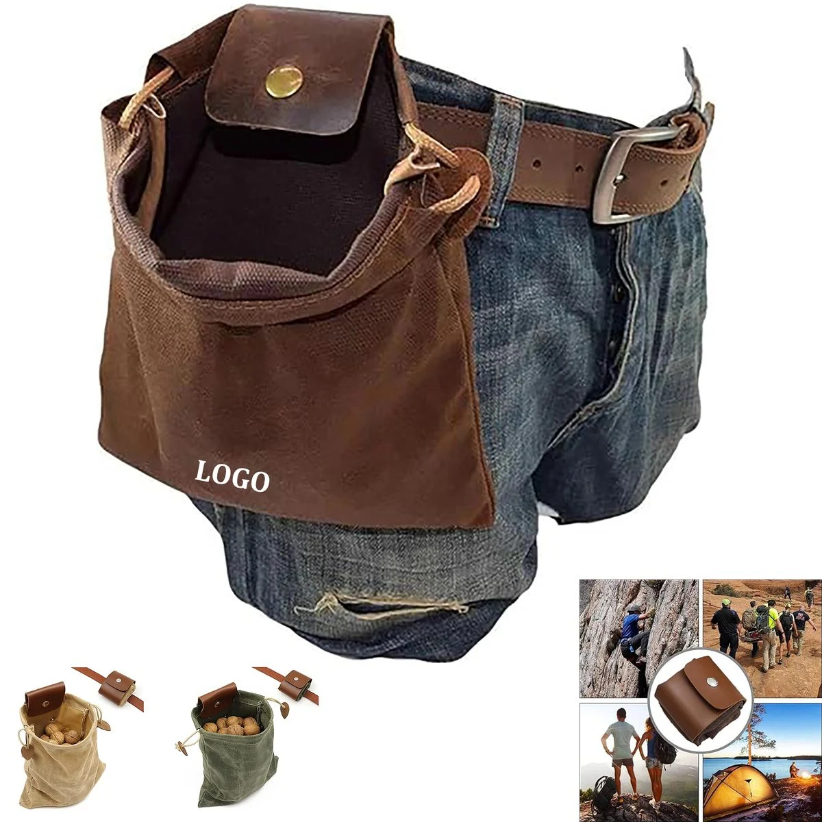 Outdoor Camping Foraging Pouch 1