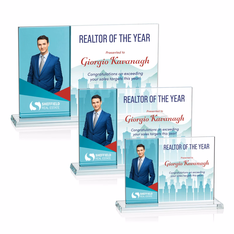 Composite Horizontal VividPrint™ Award - Teal