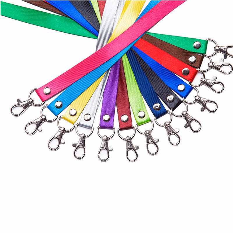 3/4" Silkscreened Polyester Lanyard with Standard Attachment