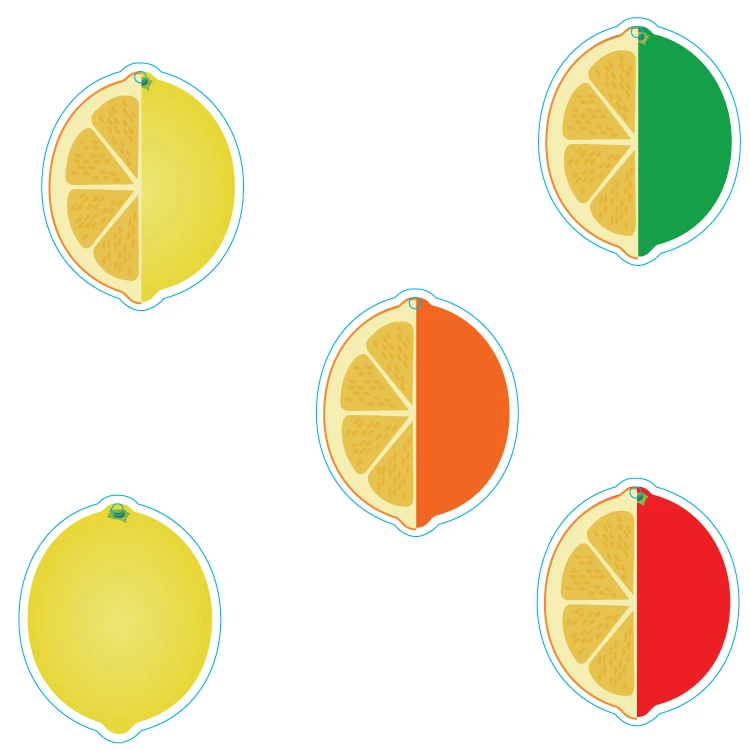 Lemon or Lime Shape Custom Air Fresheners - Top 10 Scents 1