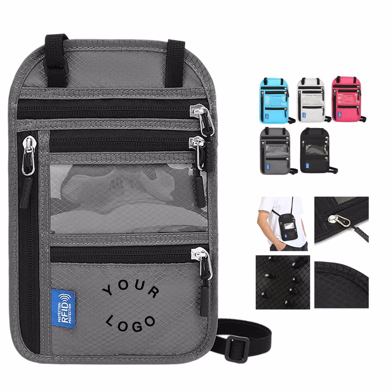 Neck Hanging Passport Wallet for Travel