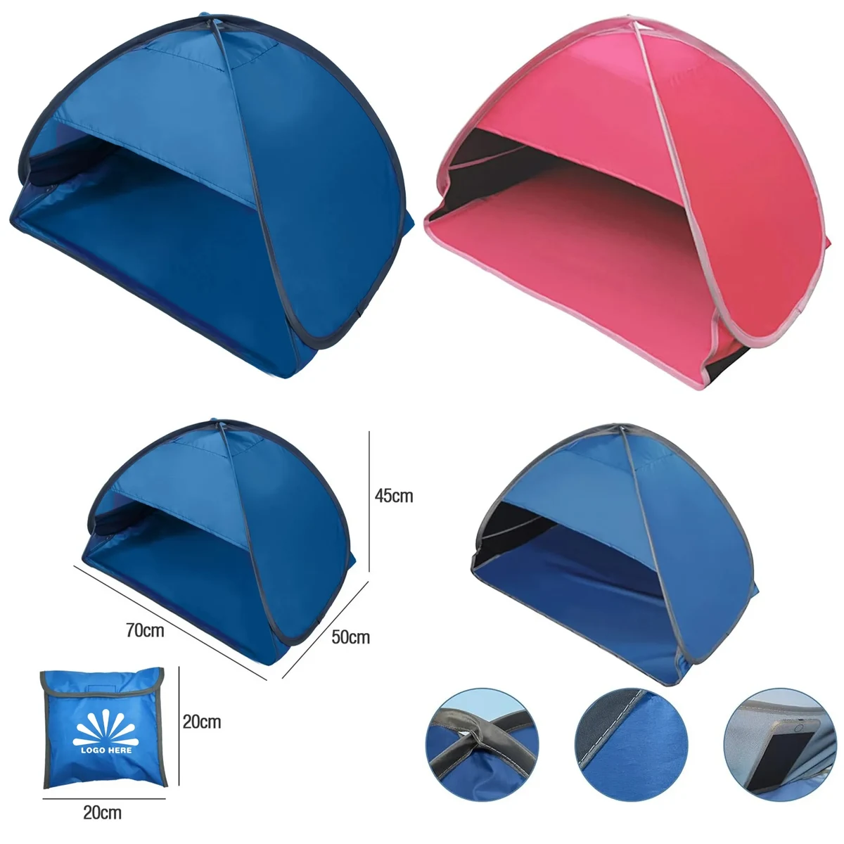 Beach Sun Shelter Head 1
