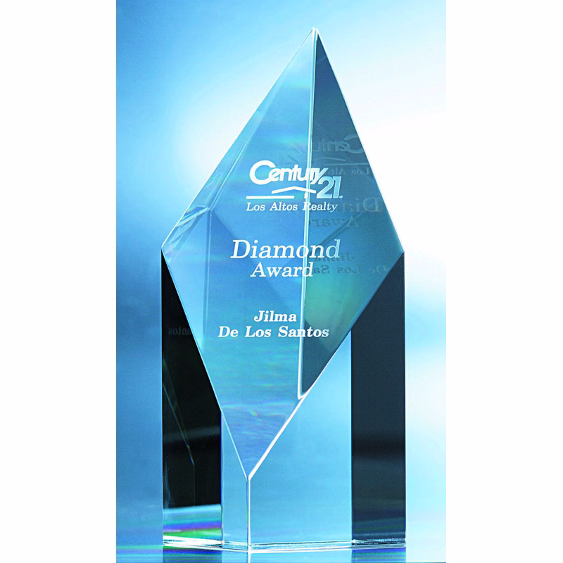 4" Crystal Diamond Award