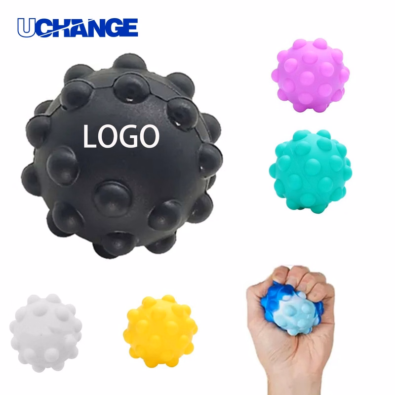 Silicone Four-Color Light Stress Ball