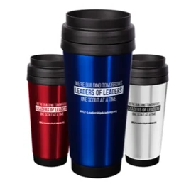 16 Oz. Leer Stainless Steel Travel Mug 1