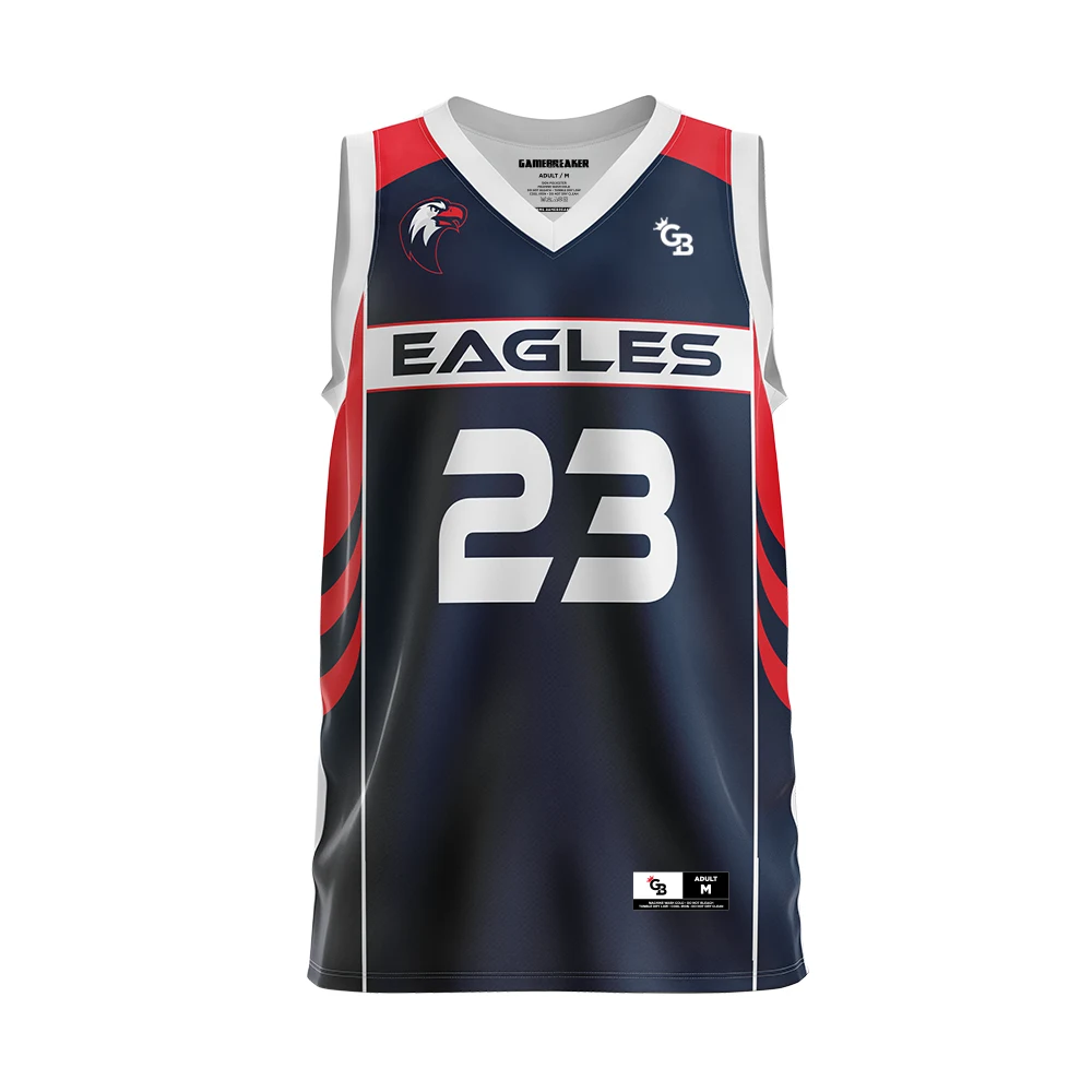 V-Neck Basketball Jersey 1