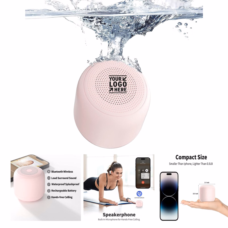 Rechargeable Battery Portable Bluetooth Wireless Waterproof Speaker with Loud Stereo Sound