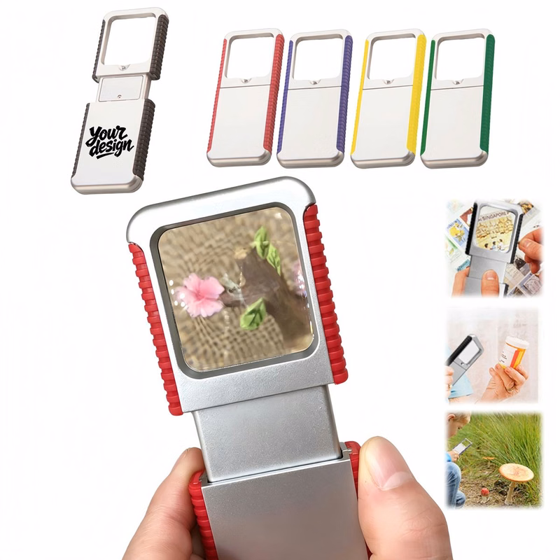 LED Handheld Retractable Magnifier