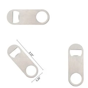 Convenient Stainless Steel Bottle Opener With Carabiner 1