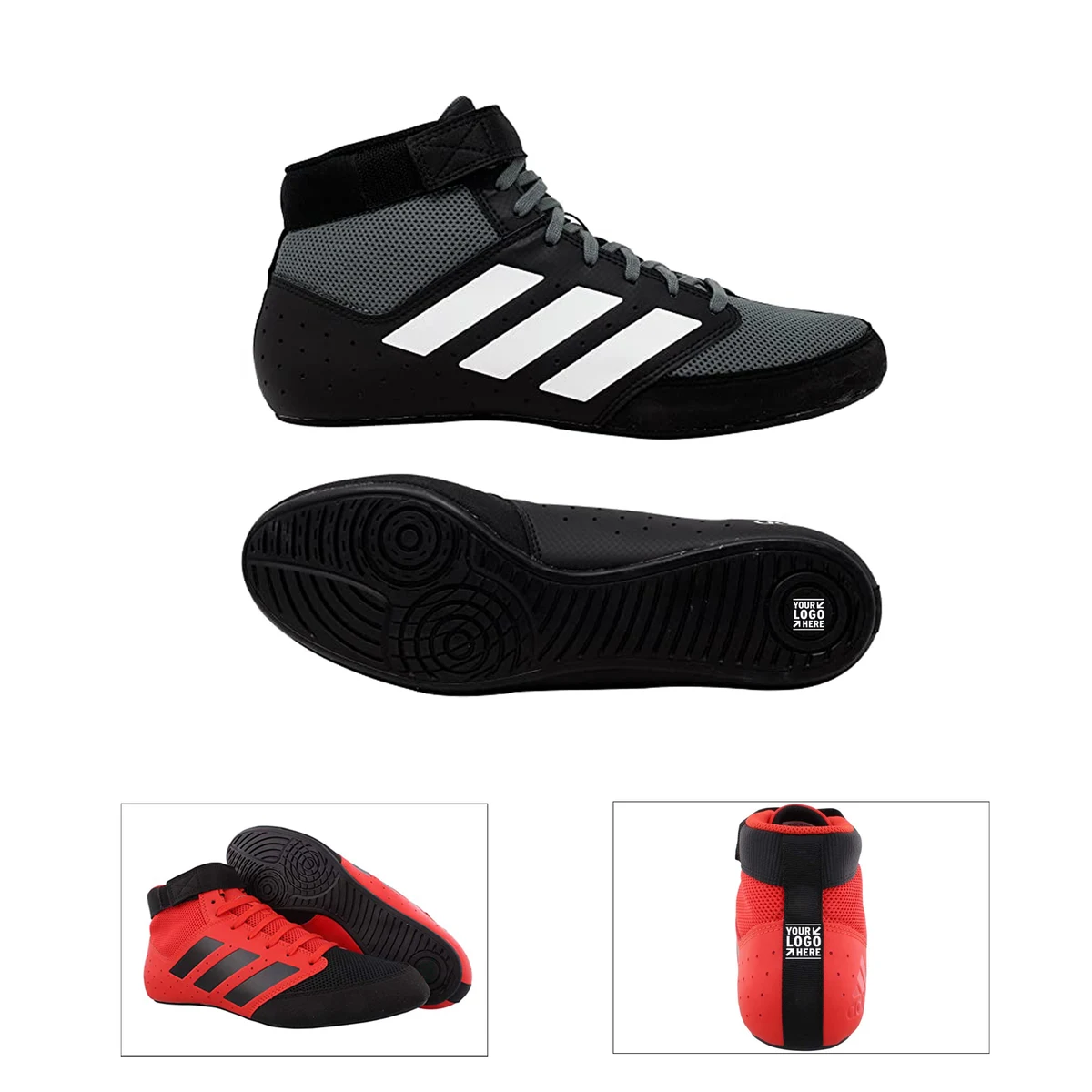 Minimalist Breathable Durable Men's Wrestling Shoe 1