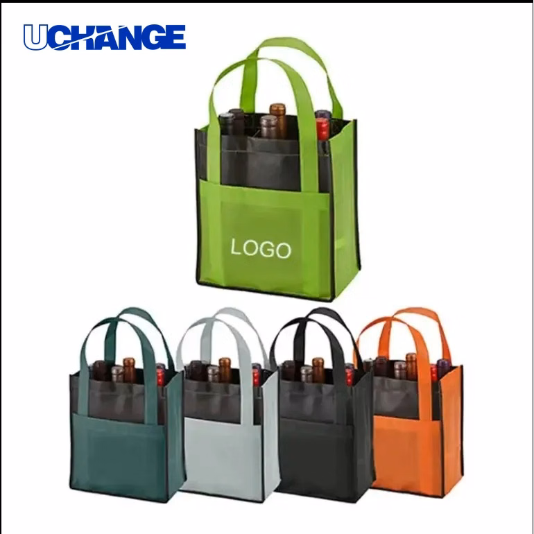 Non-Woven Shopper Tote Bag Reinforced Handle Retail Carry