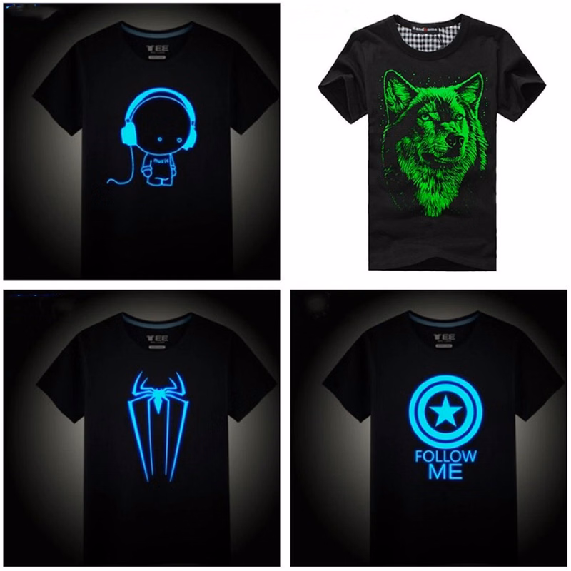 Custom logo luminous T-shirt