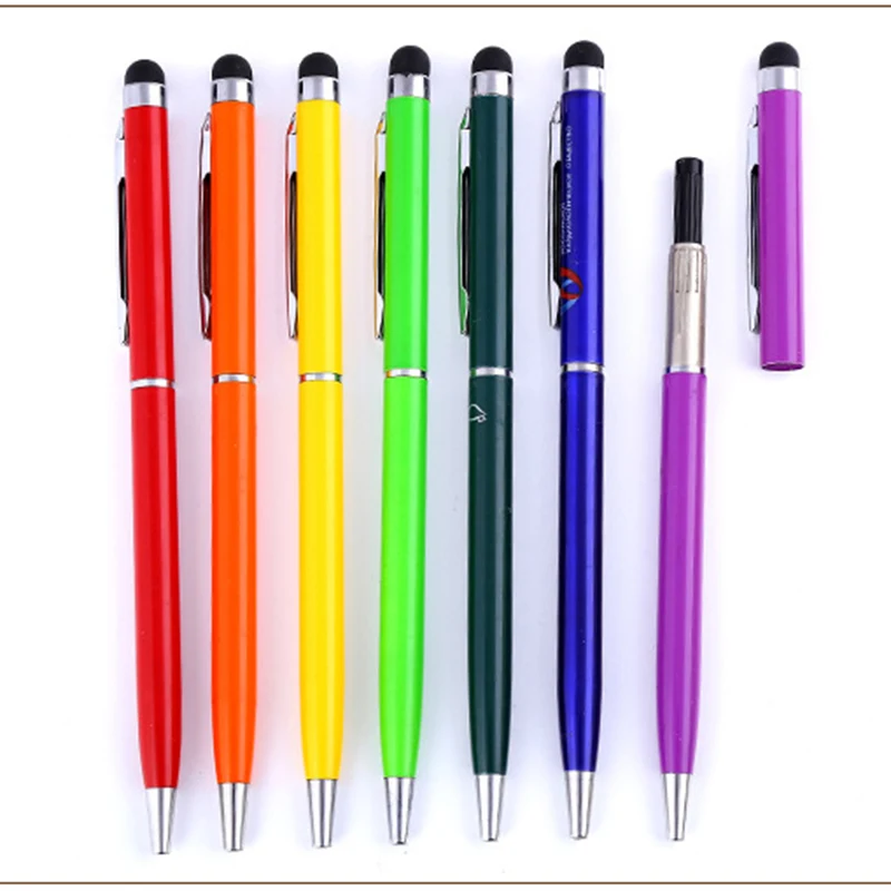 Twist Metal Ball Pen w/Stylus 1