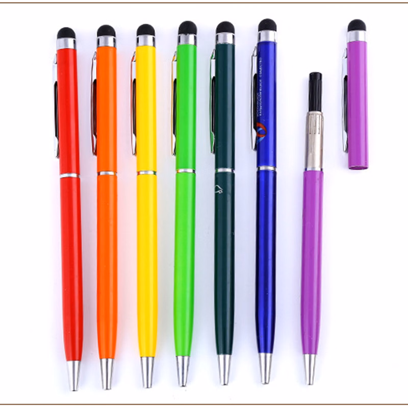 Twist Metal Ball Pen w/Stylus