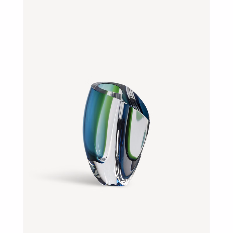 MIRAGE VASE FOREST GREEN/BLUE LARGE