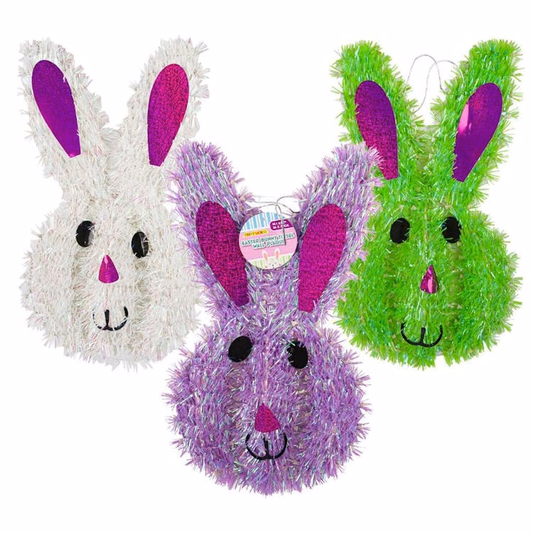 Easter Bunny Wall Dcor- Three Assorted 8"