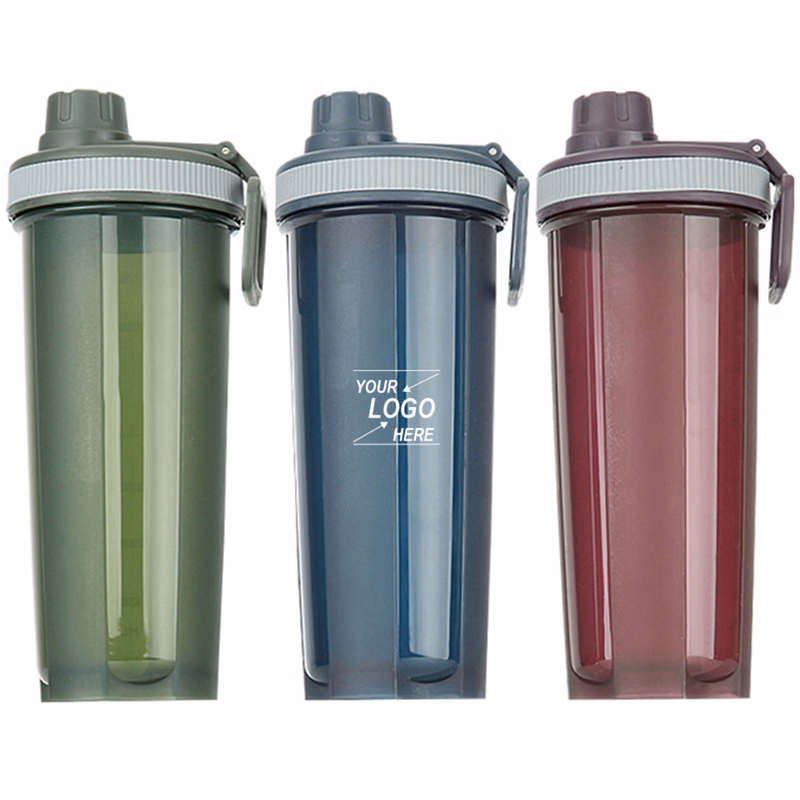 24 Oz. Protein Shaker Bottle w/Handle