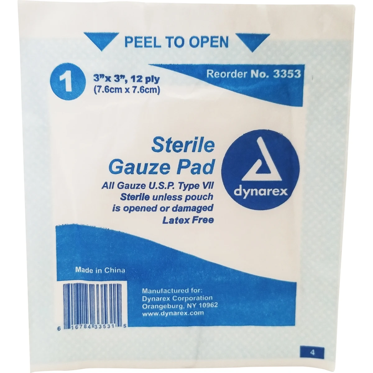 Gauze Pads - 3" x 3" Sterile 1