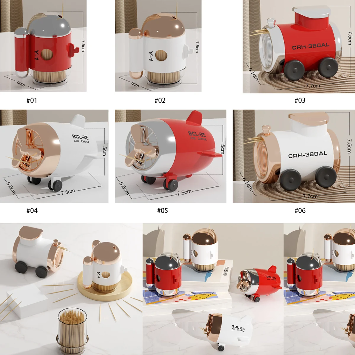 Automatic Household Cartoon Toothpick Holder 1
