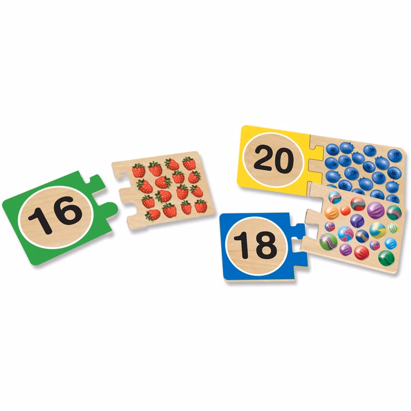 Melissa & Doug Number Puzzle Sets - 40 Pieces
