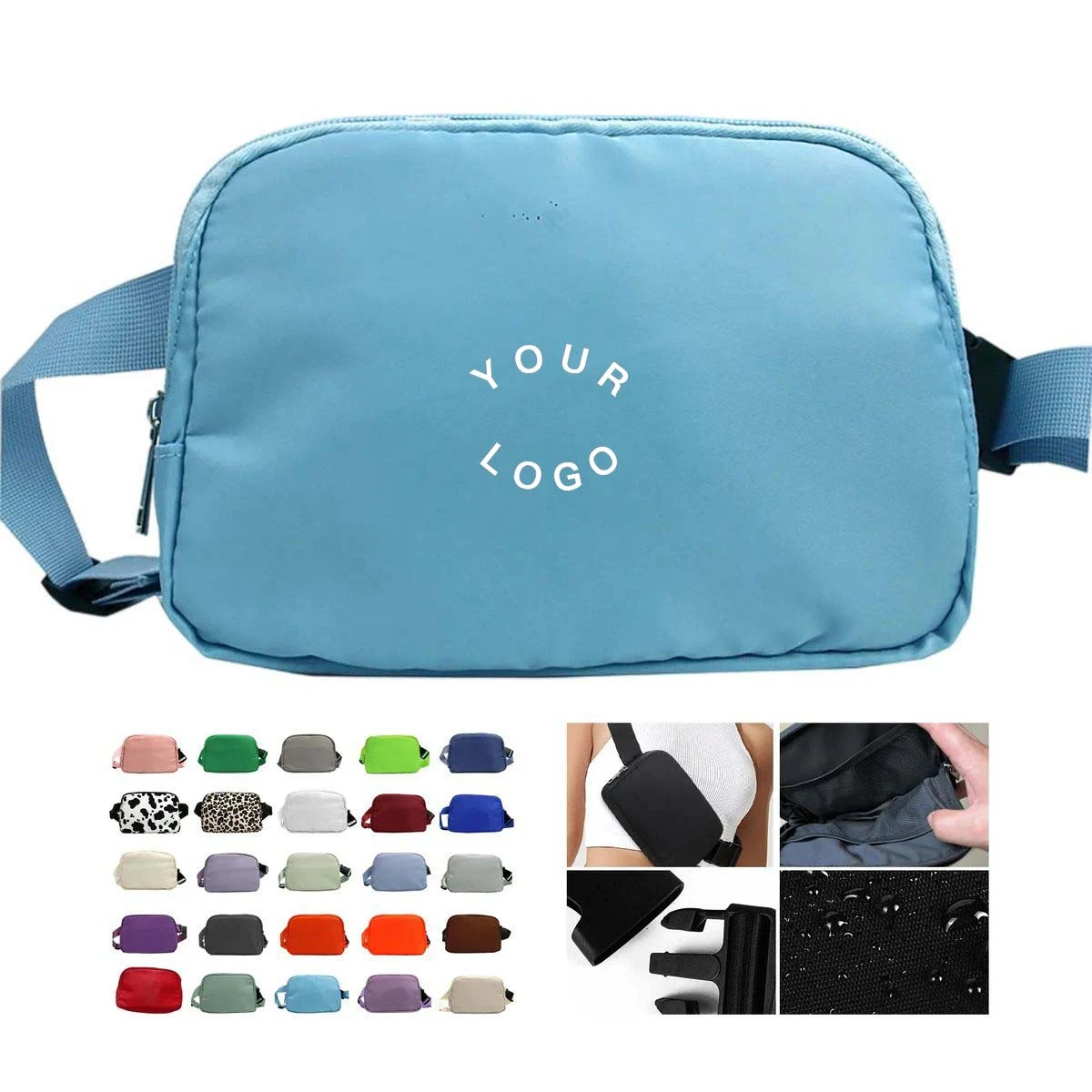 Durable Polyester Crossbody Bag for Daily Use 1