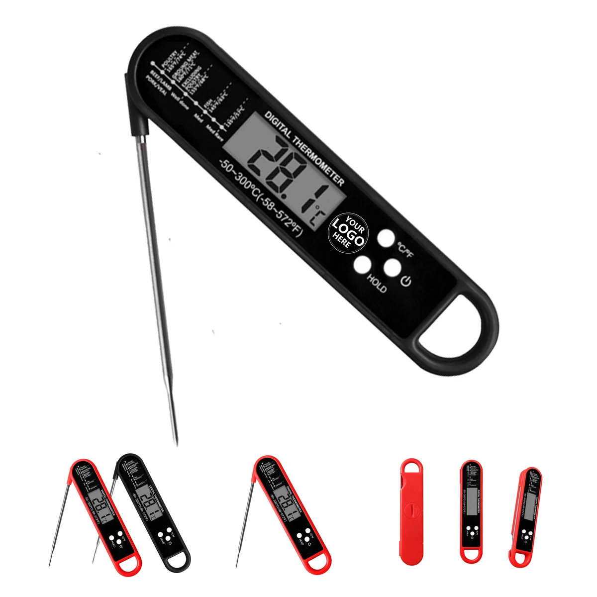 Folding Kitchen Temperature Gauge 1
