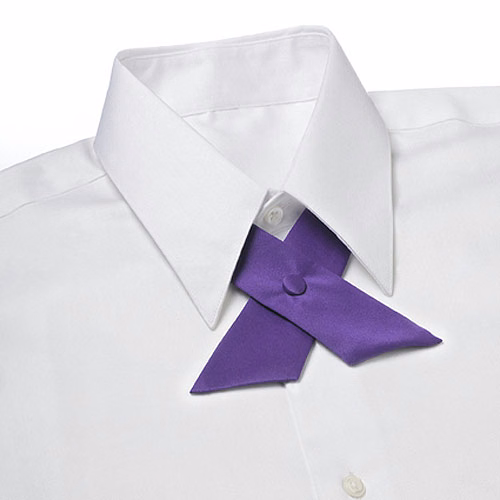 Purple Crossover Tie