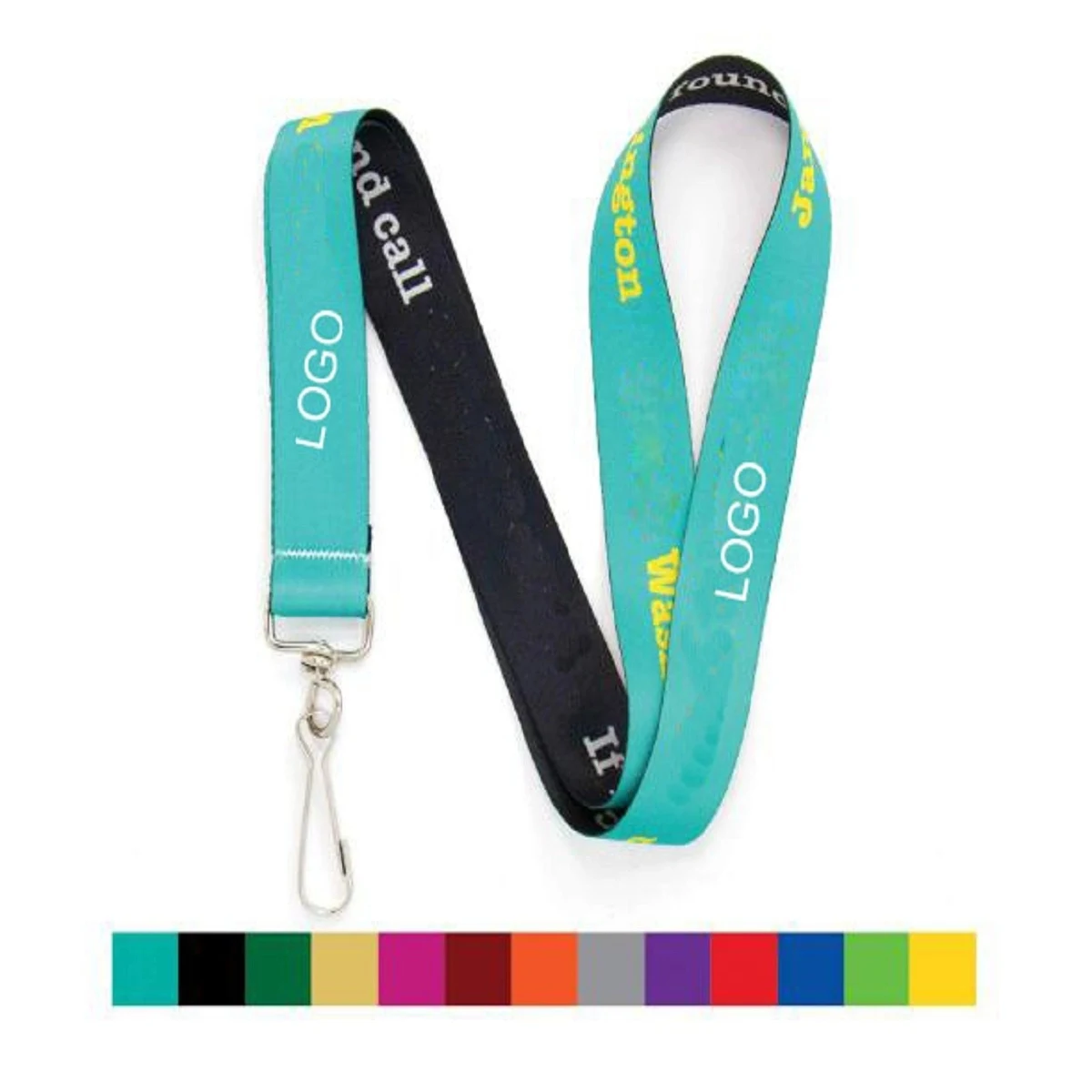 3/4" Polyester Dye Sublimated Lanyard 1
