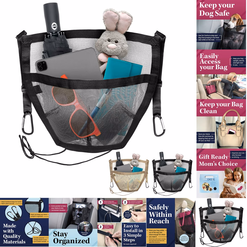 Car Cache Purse Holder For Car