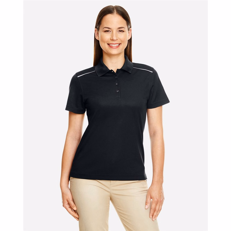 Women's Radiant Performance Piqué Polo with Reflective Piping - 78181R