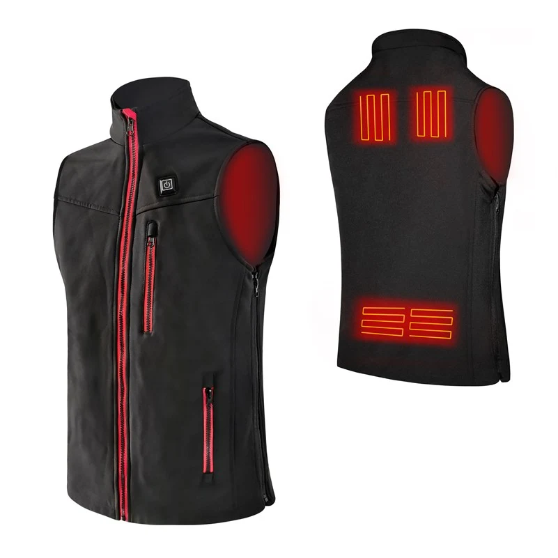 Usb Battery Unisex Warming Heated Motorcycle Vest 1
