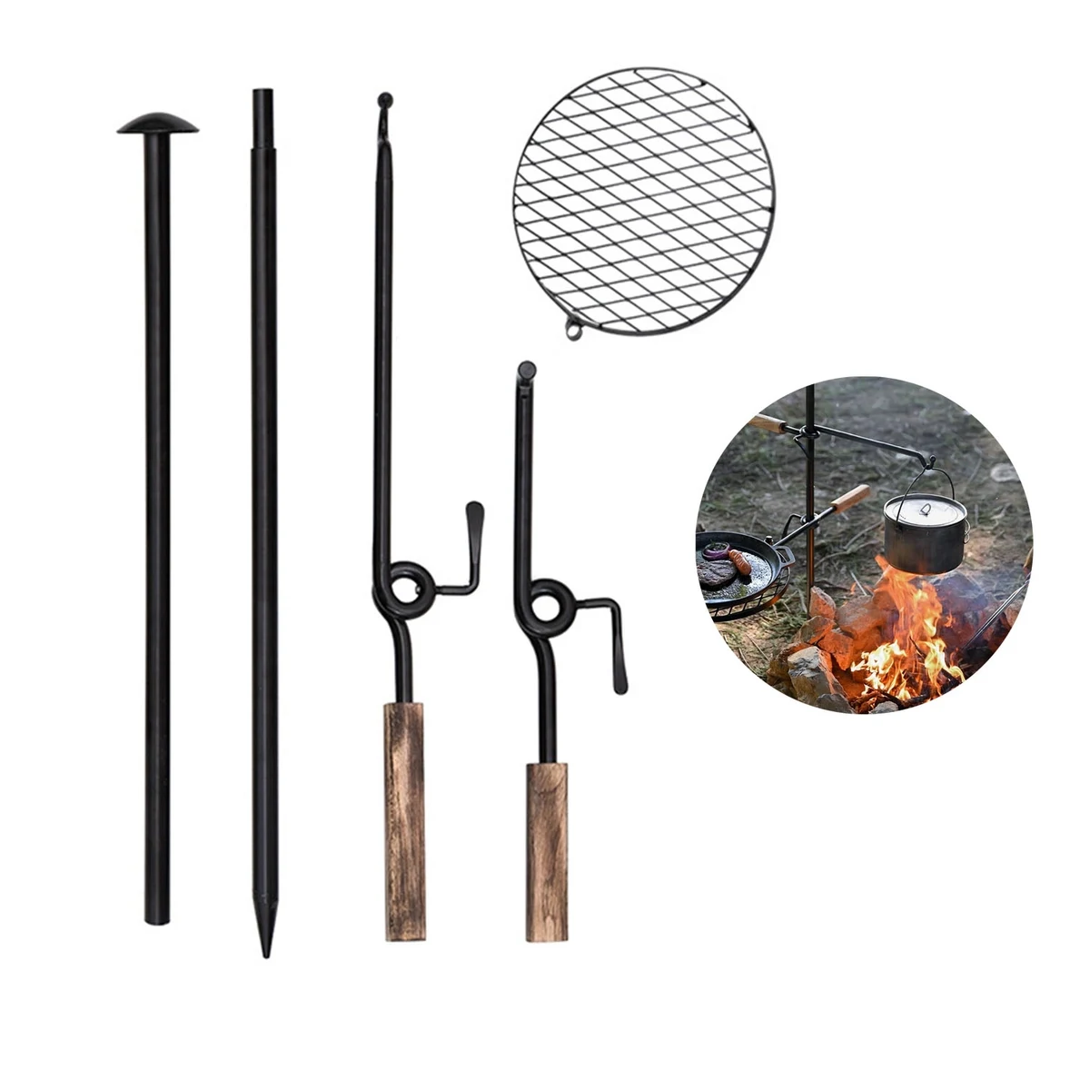 Handmade Iron Outdoor Grill 1