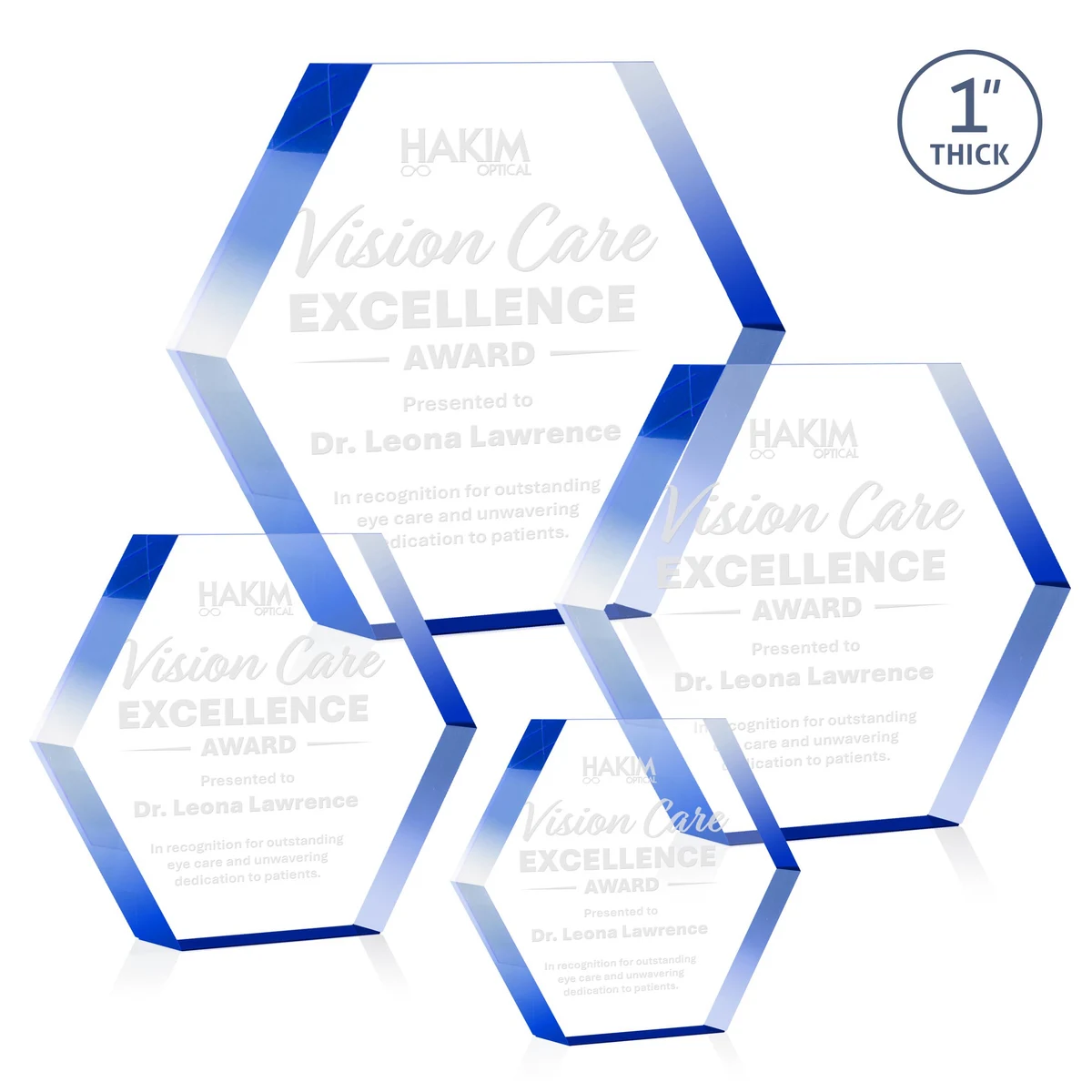 Markville Hexagon Award - Blue 1