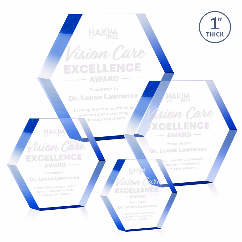 Markville Hexagon Award - Blue