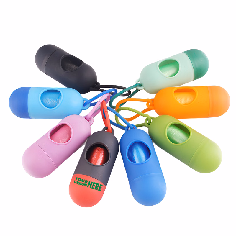 MOQ50 Personalized Portable Pet Waste Bag Dispenser