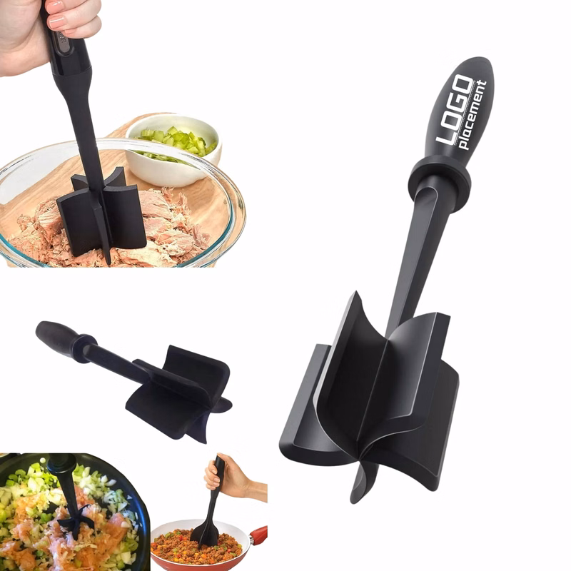 Meat Shredder: 5-Blade Nylon Chopping & Mixing Tool