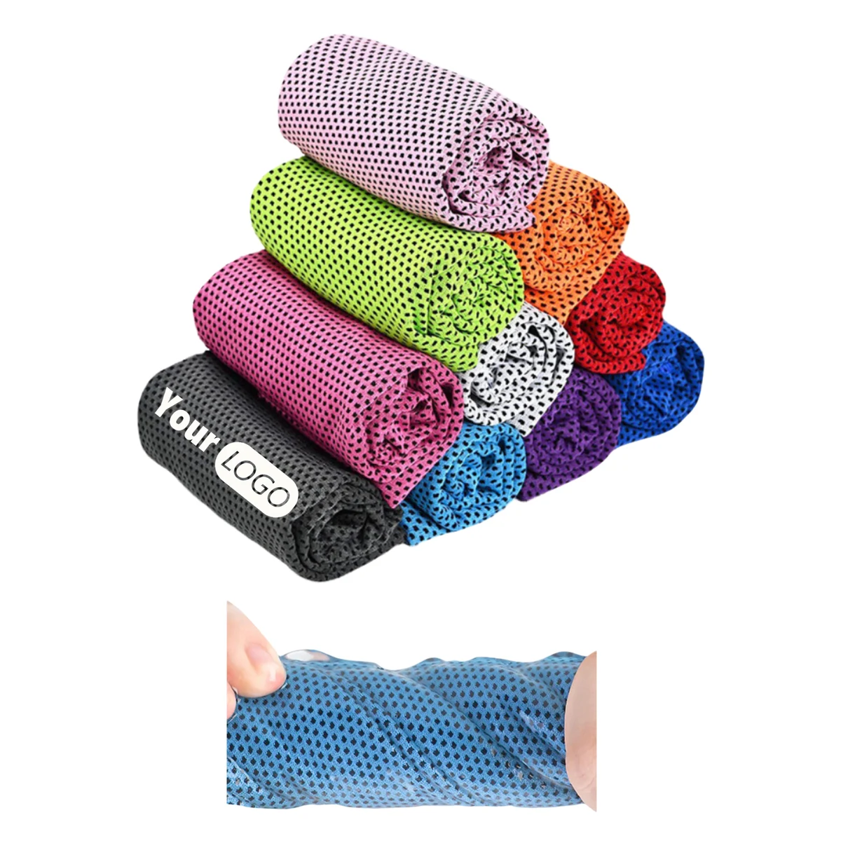 Lightweight Cool Microfiber Ice Towel MOQ 100 1