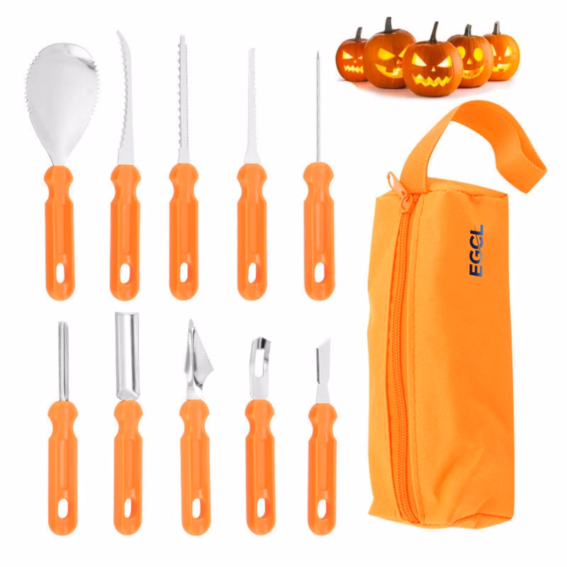 Pumpkin carving tool set