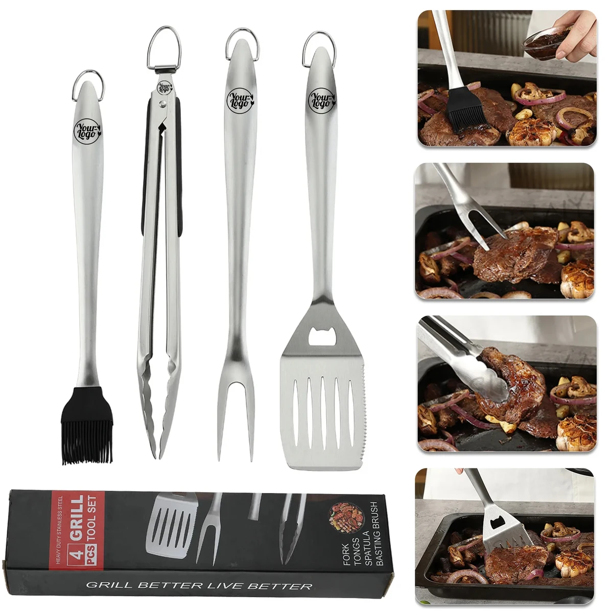 4pc Barbecue Accessories 1