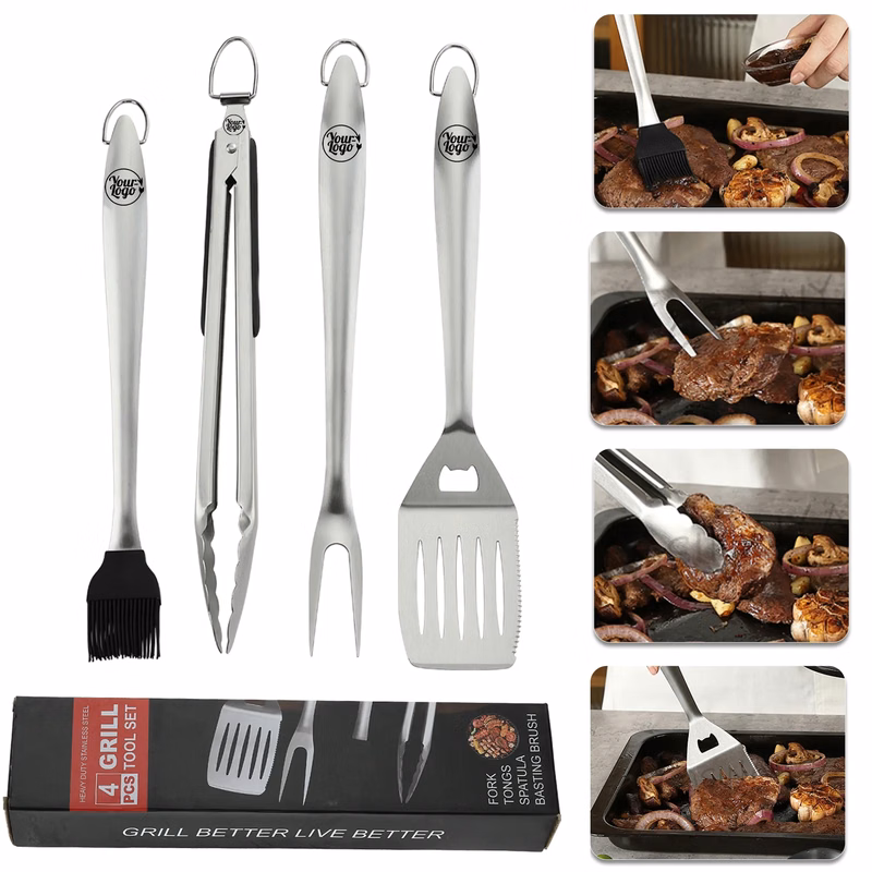 4pc Barbecue Accessories