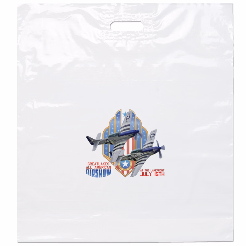Die Cut Handle Bag - 22W x 24H x 5 - Dynamic Color