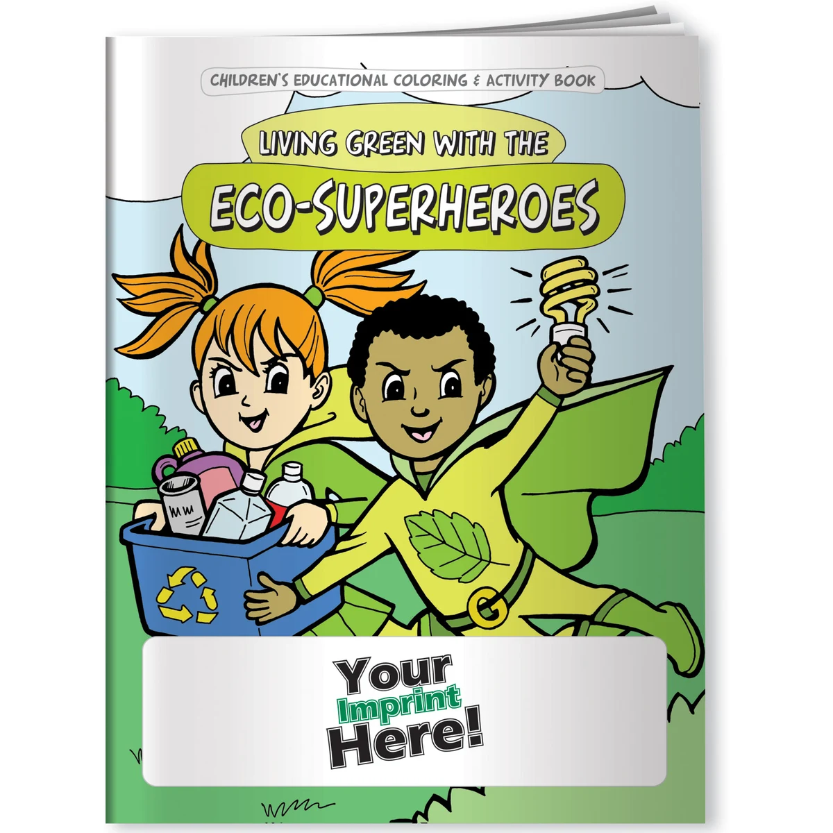 Coloring Book - Living Green with Eco-Superheroes 1