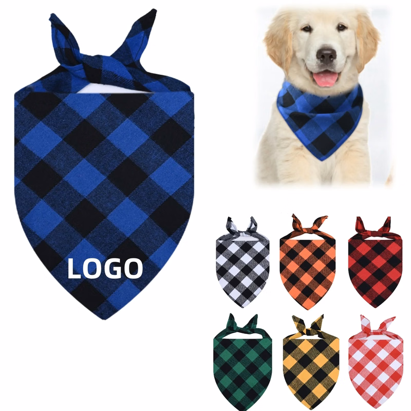 Large Pet Triangle Bandana Polyester Cotton Dog Cat Bib