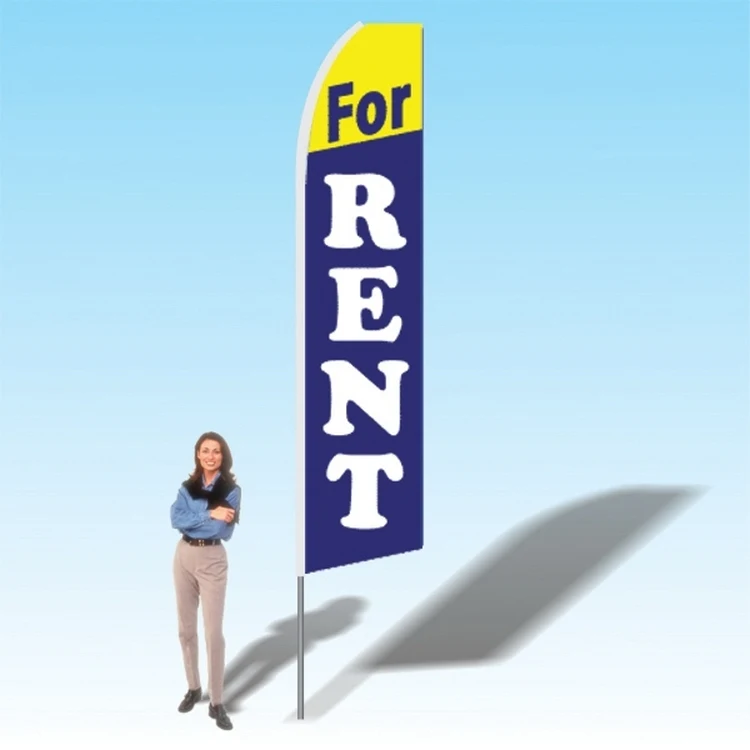 15FT For Rent Advertising Banner Flag 1